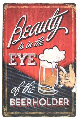 Strosportsandtech Beer Alcohol Drinking Funny Tin Sign Bar Pub Diner Cafe Wall Decor Home Decor Art Plaque Retro Vintage