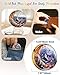 Value Valor Vow Moving Sand 8 Year Sobriety Coin - Liquid Glitter AA Medallions for Eight Year Recovery, Sobriety Gifts for Women & Men Alcoholics Anonymous Milestone Token for Support