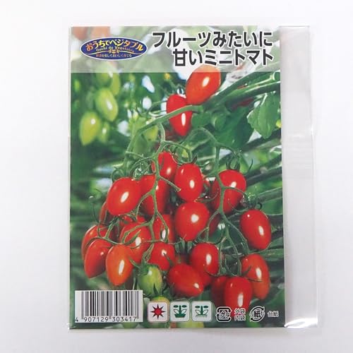 ＩＴＡＮＳＥ 種子 フルーツみたいに甘いミニトマト 約10粒 1袋 品種で選べる タネ 学名 Solanum lycopersicum 英名 tzomato●プラム型品種 アイコ 皮がパリッ 果肉が厚い 甘みたっぷり 従来のより酸味が少なめ おやつやお弁当にぴったり リコピンたっぷり 栄養価が高い - ＩＴＡＮＳＥ - 商品画像
