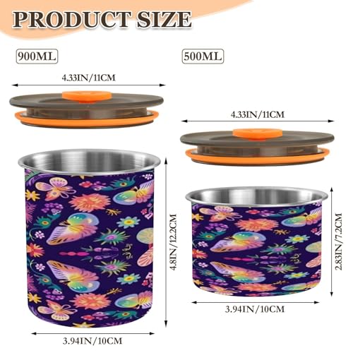 Envase Hermético de Acero Inoxidable para Café 30oz miniatura 2
