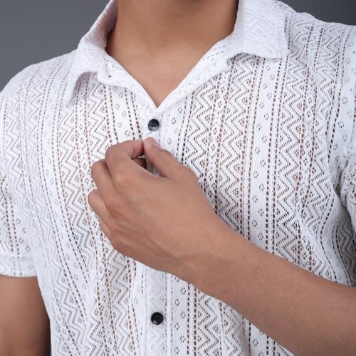 Image of Noble Monk Men's Regular Fit Polo Shirt | 3 /4 Sleeve | Casual Shirt for Men