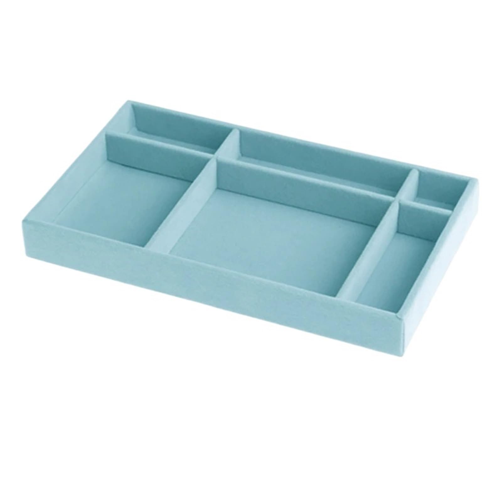 Sicrubious jewelry organizers and storage Jewelry Organizer Velvet Jewelry Storage Tray Display Ring Bracelet Necklace Storage Box Showcase Drawer Organizer Trays(Color 13)