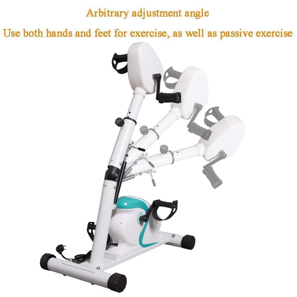 Macchina for pedali for bici da tavolo da tavolo in piedi for esercizi for gambe/braccia, terapia fisica, riabilitazione, allenamento for bici