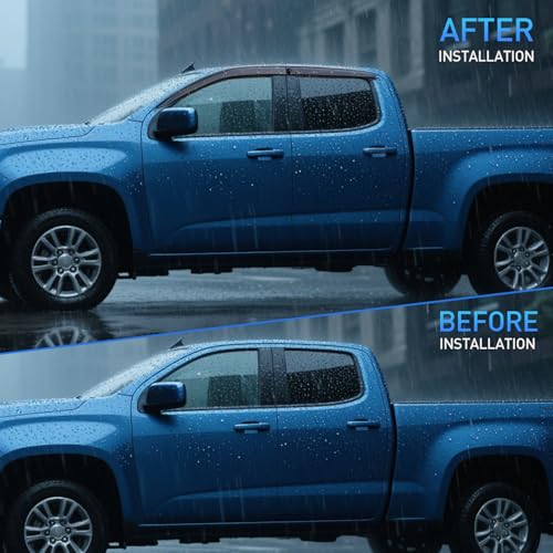Image of Nilight Window Visors for Chevy Silverado /GMC Sierra Extended Cab 1999-2006