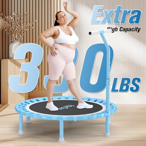 Adjustable 40" Fitness Trampoline for All Ages