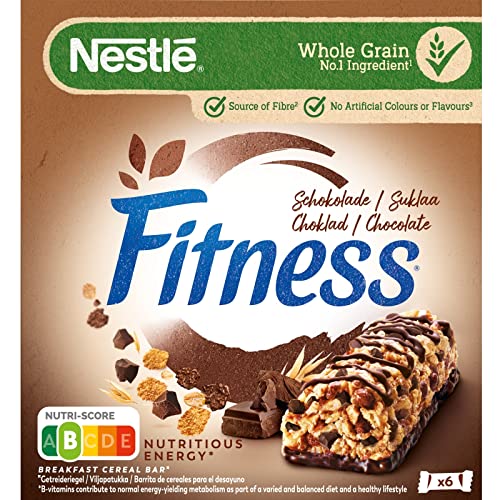 Barritas Nestlé Fitness - 1 paquete de 6 barritas