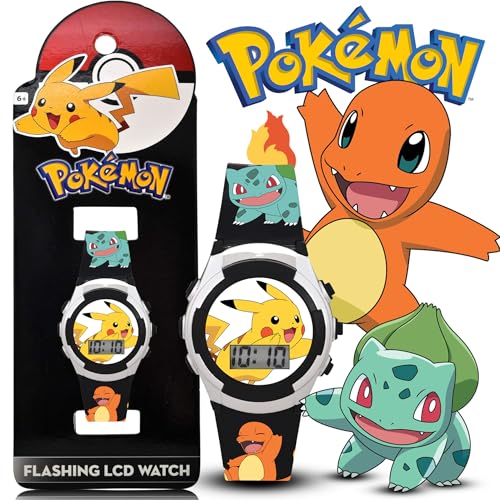 Accutime Kids Pokemon Digital LCD Quartz Watch for Boys, Girls, and Adults All Ages2