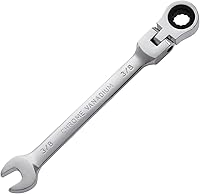 Vista 12 de B4B BANG 4 BUCK Llave de trinquete 9/16, llave combinada de trinquete de cabeza flexible, grado industrial, 72 dientes, caja de trinquete de 12