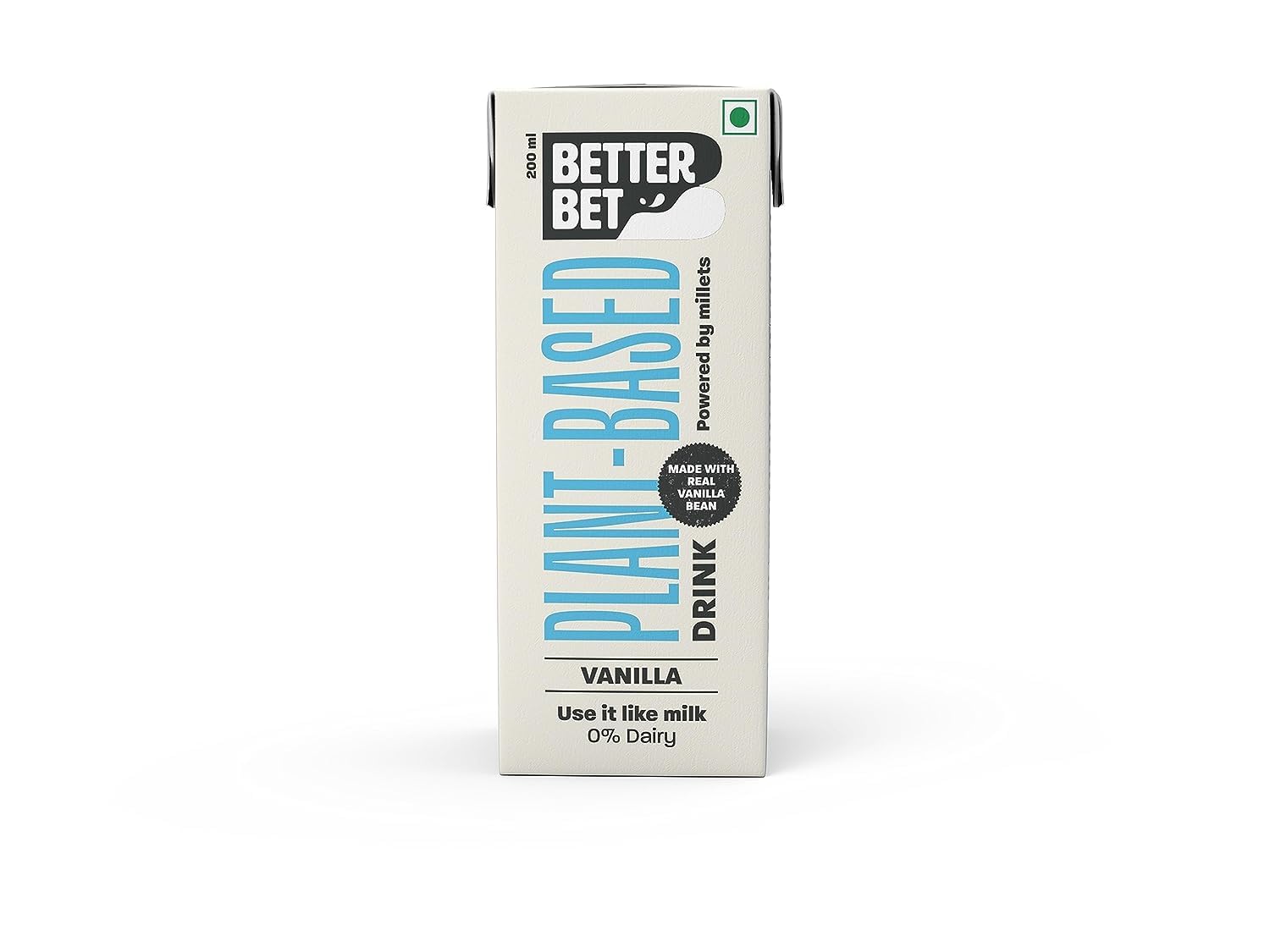 Better Bet Vanilla Vegan Millet Beverage 1.6L (8 X 200 ML) | Plant Based | Lactose Free | No Added Preservatives | No Cholesterol | No Trans Fat (B0CDX8SG6V) Amazon Price History, Amazon Price Tracker