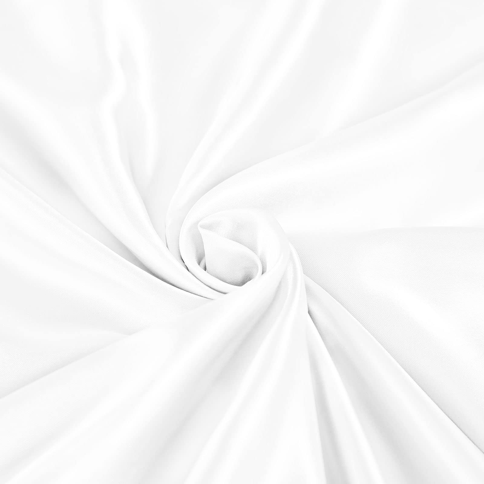 SiinvdaBZX 100 Stück Satin-Stoffservietten, 30.5x30.5 cm, quadratische, weiße Satin-Servietten, seidig weiche Abendessen-Servietten oder Taschentuch für Hochzeit, Erntedankfest, Weihnachtsdekoration