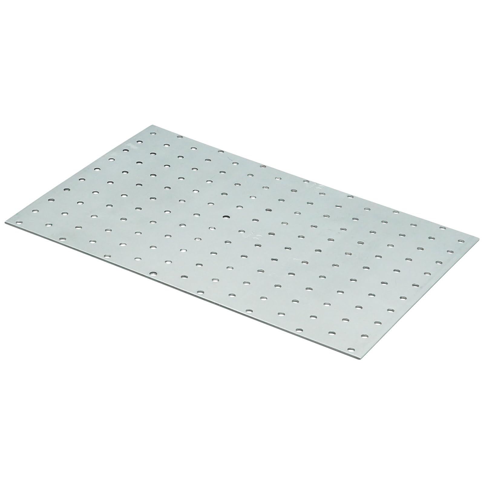 SC-Normteile | Lochplatten - 200 x 300 mm (Stärke: 2mm) - 12 Stück - verzinkter Stahl - Verbindungsplatte mit Lochung - Made in Germany