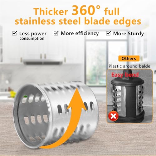 Favorkit 2201 Stainless Steel Slicer Shredder Attachment For Kitchenaid Mixers thumb #2