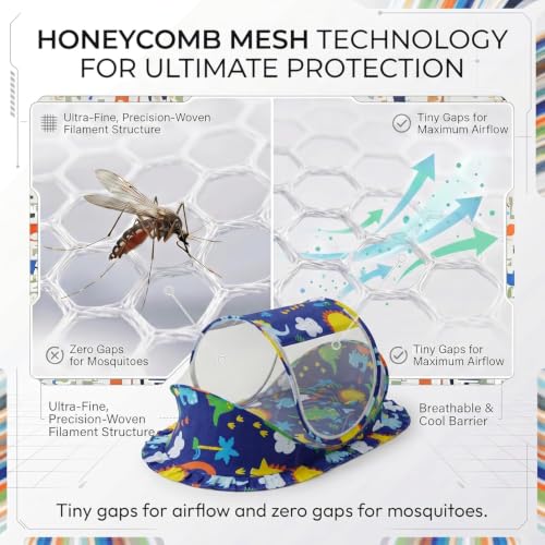 Image of StarAndDaisy Baby Mosquito net for Baby, Breathable mesh-Sleeping Nest for Baby's Peaceful Sleep, Baby Sleeping Pod.
