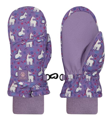 Image of N'Ice Caps Kids Waterproof Snow Mittens Cold Weather Thinsulate Insulated