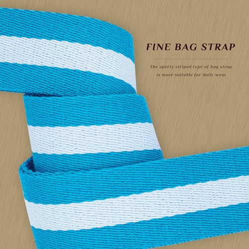 Image of chushui Woven Stripe Purse Straps,Replacement Crossbody Wide Shoulder Adjustable Strap for Bag Handbags