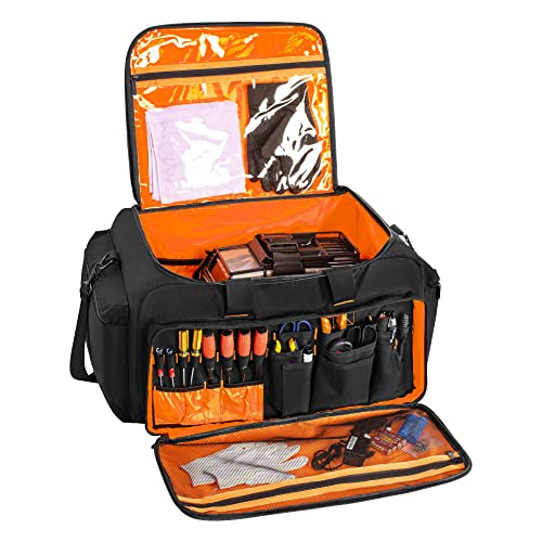 TORIBIO Storage Bag for 1/8 & 1/10 RC Car, Water-resistant Carrying Case With Bottom Clapboard for...