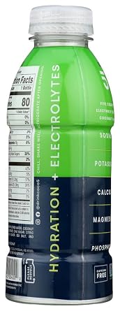 Coco5 All Natural Coconut Water, Limon, 12 Count by Coco5