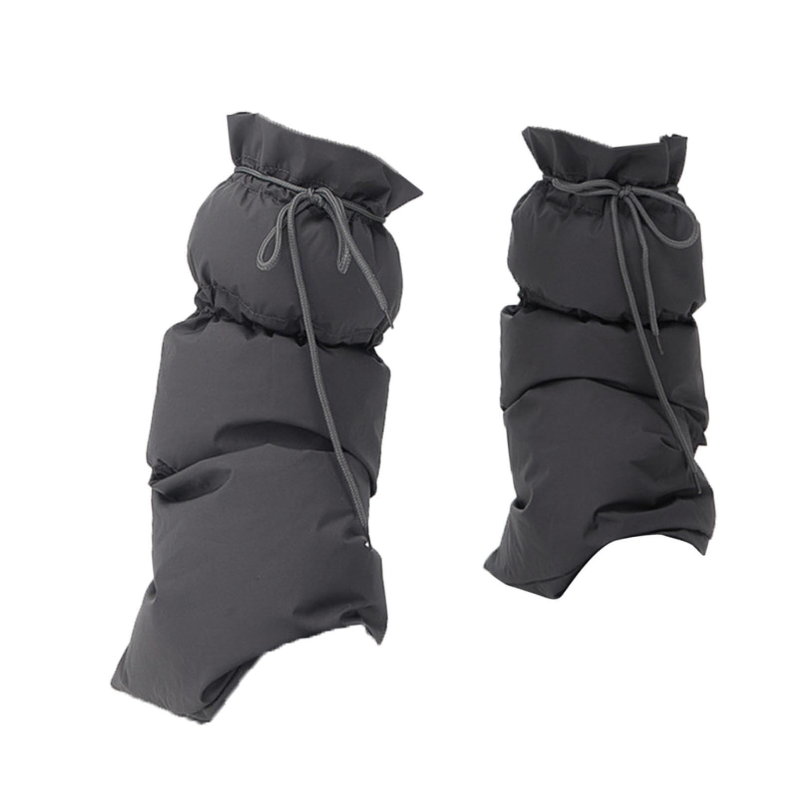 Qianly Calentadores de Piernas de Invierno para Mujer, Calcetines Largos, Cubrepiernas Ajustables, Mangas Cómodas para Piernas, Cubrebotas para Trekking Al a