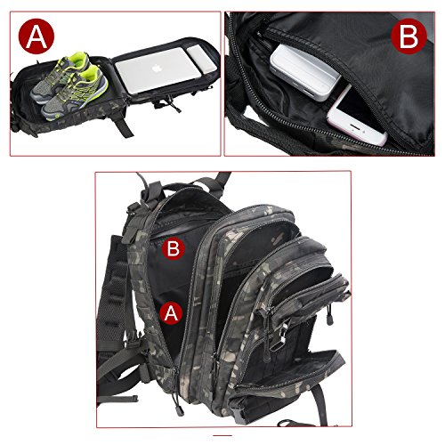 Small 26L Military Tactical Backpack Assault Rucksack Army Pack Bug Out Bag #TOP5