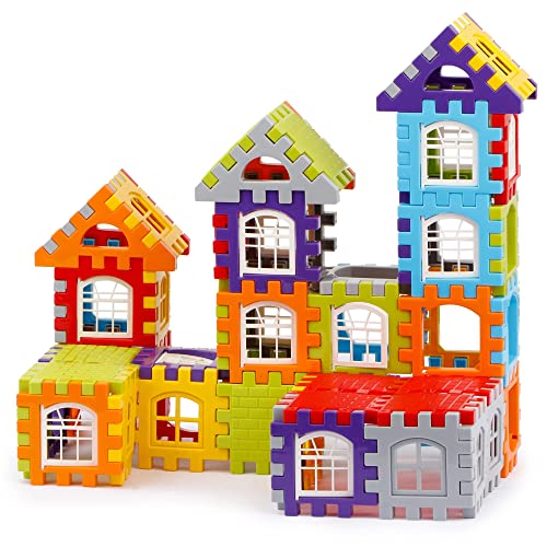 Image of Zest 4 Toyz Building Blocks Puzzle Set Early Learning Educational Construction Activity Game Toys for Kids Boys Girls (72 Pcs)