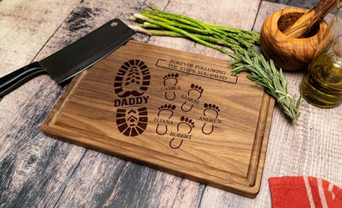 Tabla de cortar rectangular de madera personalizada miniatura 3