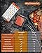 Bluetooth Meat Thermometer, 500 FT Wireless Digital Food Thermometer with 4-Probes, Rechargeable for Precise Cooking