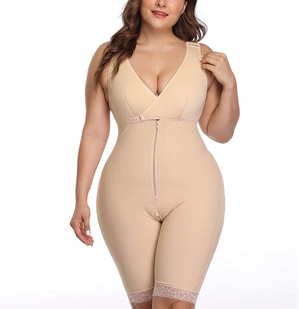 ボディスーツ シェイプウェア アンダーバスト ために 女性たち おなか コントロール 太もも スリムな 調整可能 ストラップ 通気性