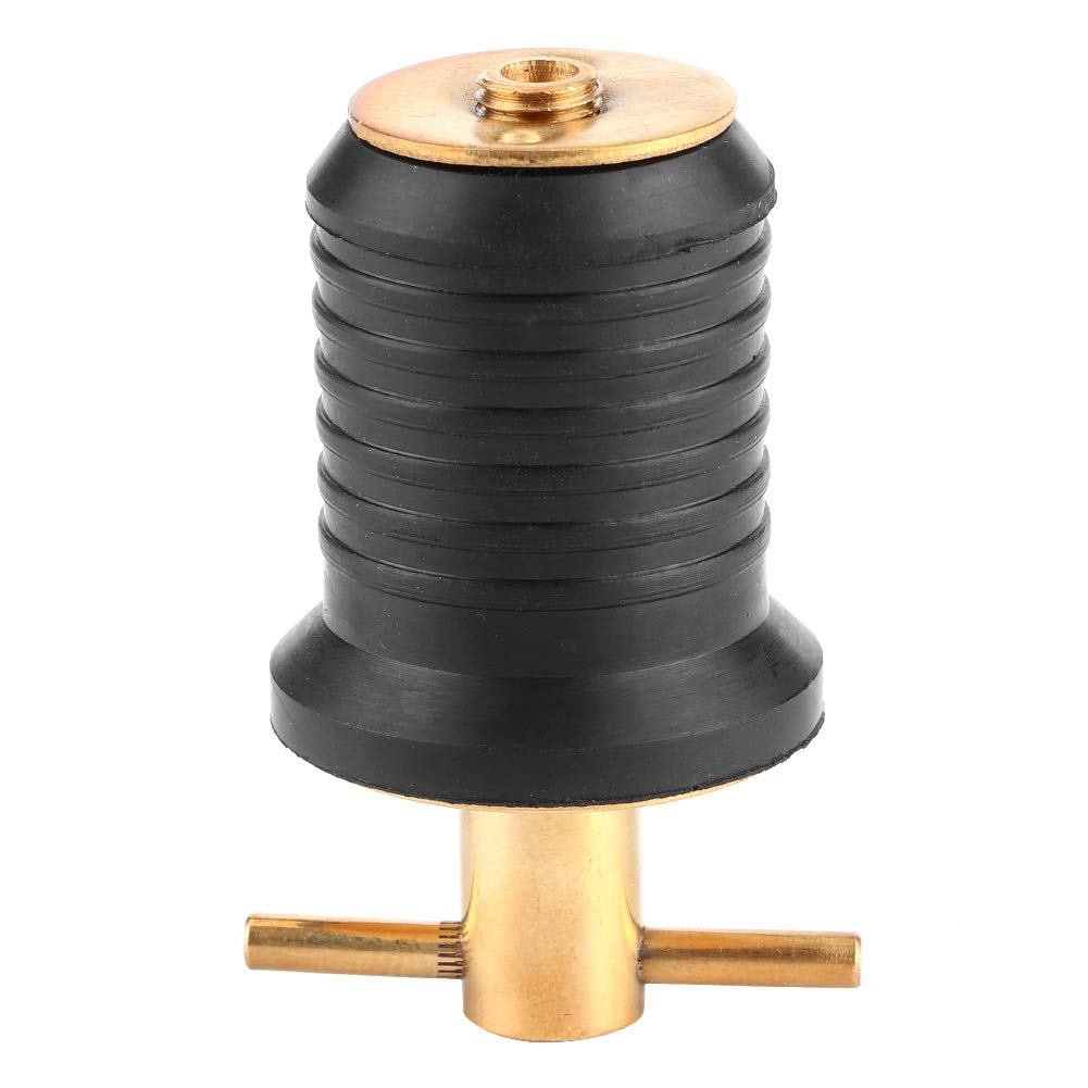 AKLOSIPY Drain Plug with THandle in | Marine Accessories for Boat Bilge Transom Seaw Baitwell | 1in Size | Ewell Compatible