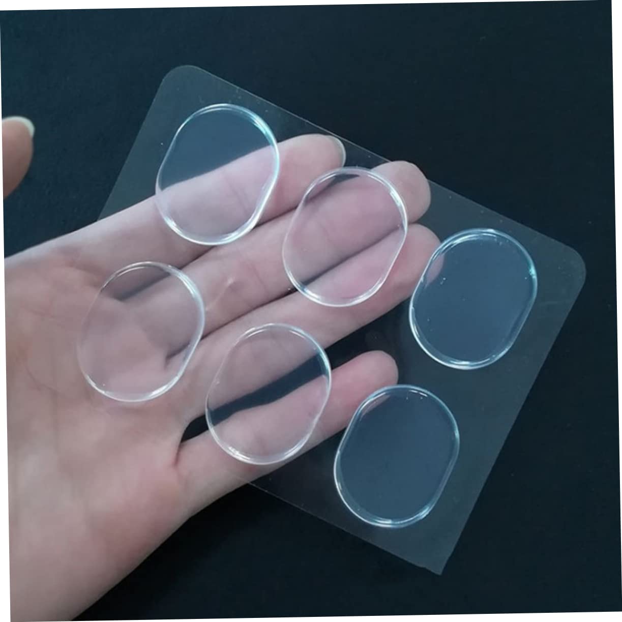 Abaodam 20fogli Silenziosi Per Batteria Silicone Adesivi Smorzatori Per Rullante e Grancassa Colori Per Controllo Del Volume e Silenziosa