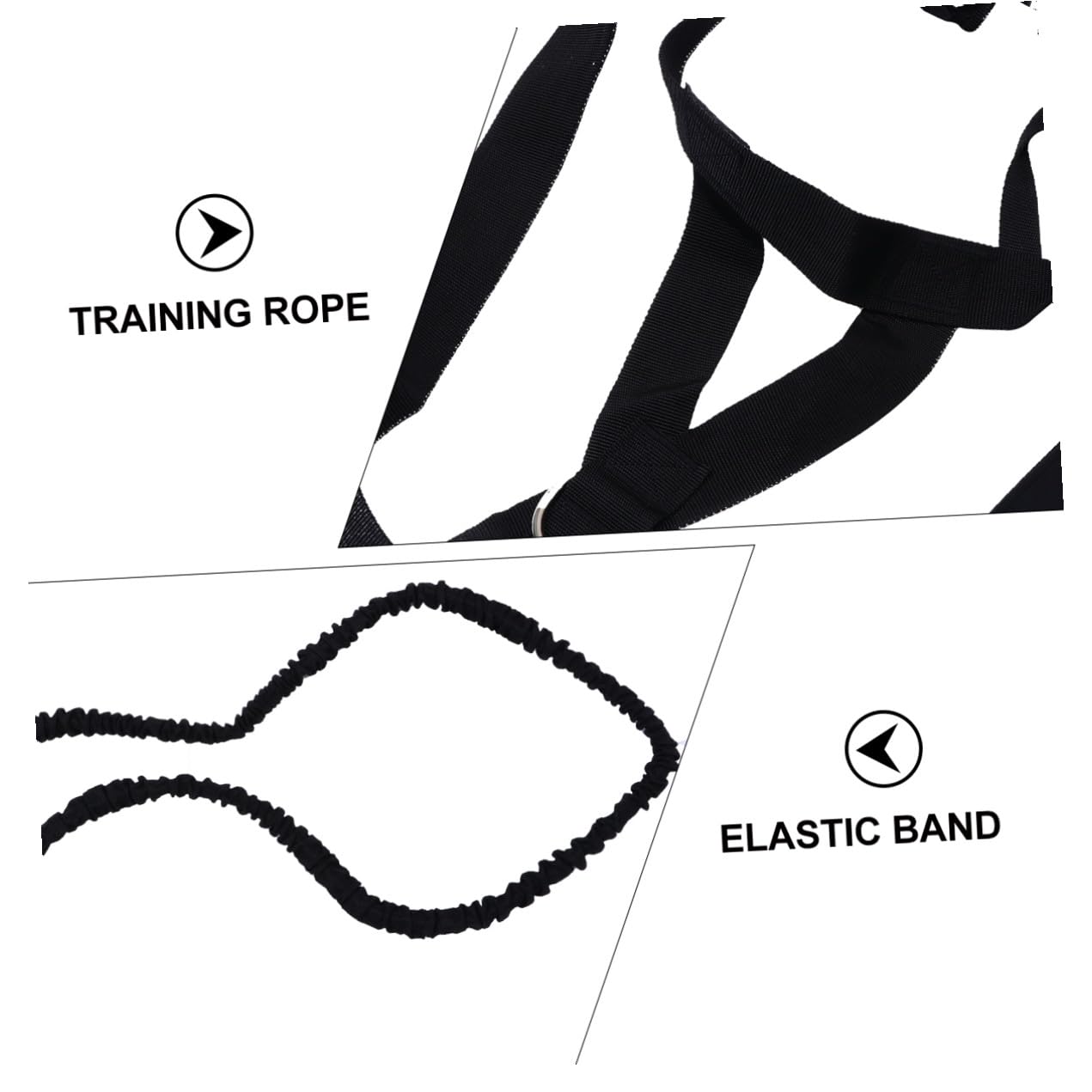 Supvox Widerstandsband für Fitness und Training mit Praktischem EIN-Tasten-sicherheitsverschluss Yoga-übungsband aus Hochwertigem Gewebten Stoff Trainingsband Förmiger Schnalle