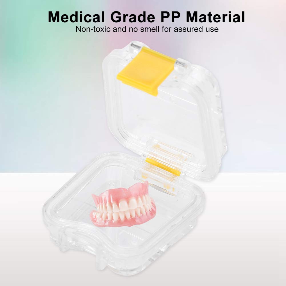 Boîte de rangement professionnelle pour prothèses dentaires - Avec film de protection fin intégré sur le dessus - Pour prothèse ou prothèse dentaire - Avec film
