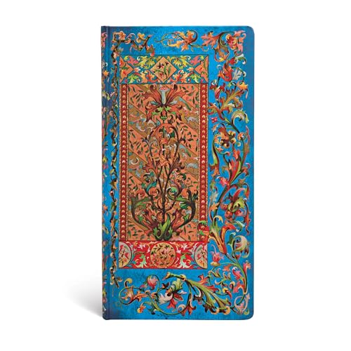 Carnet rigide Paperblanks Bleu Delphine Slim Ligné 176p.: Lined Slim