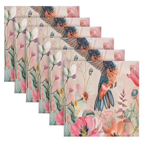 Servilletas de tela YETTASBIN cajas x4 50.5 x 50.5 cm miniatura 6