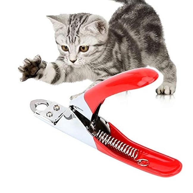 Pet Nail Clipper Pet Products Claw Scissors Stainless Steel Pet Nail Clippers Trimmer Cat Grooming Cat Supplies Cutter 2Pcs Black-jr6LmOAd