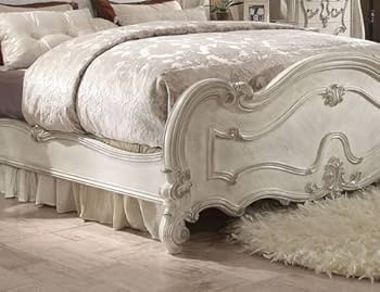 white antique様 Amazon.com: Transitional Bedroom Set Includes Panel Bed, 2 x