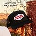 Texas Happy Dad Trucker Hat, Trendy Mens Hats with Breathable Mesh Back, Adjustable Snap Closure, Birthday Gifts for Men and Women,Snapback Cap
