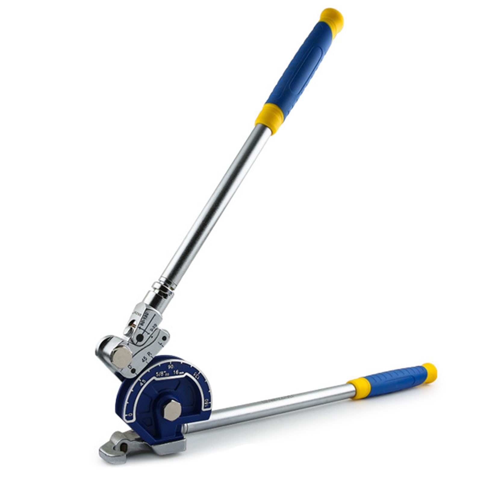 QUTBAG Piegatubi per carichi Pesanti, Piegatubi a 180°, Piegatubi a rulli, Utensile in Rame HVAC, Utensile piegatubi Manuale per Tubi in Rame, Ottone, Alluminio e Acciaio Sottile 16mm