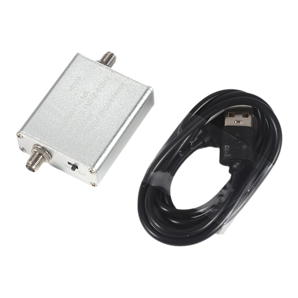 Breeshy HT004 Low Noise Signalverstärker 100k-6GHz Breitband-Vorverstärker mit TQP3M9037 Verstärkung 20DB für SDR FM-Radio