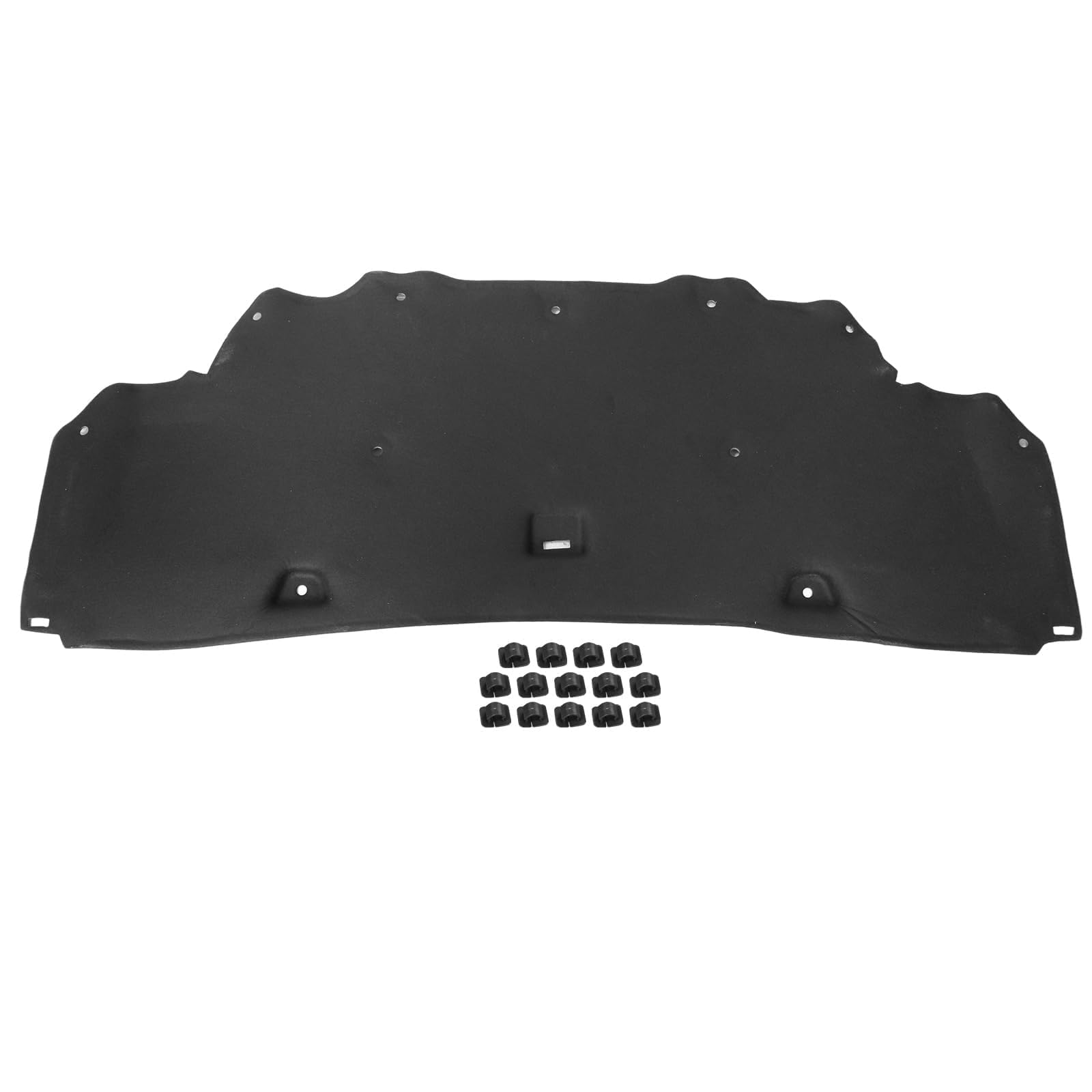 Dämpfung Motorhaube Dämmmatte Isolierung Dämpfungsmatte Motorhaubendämmung mit Clips Kompatibel mit Dacia Duster II HM 2017-2025 658407380R