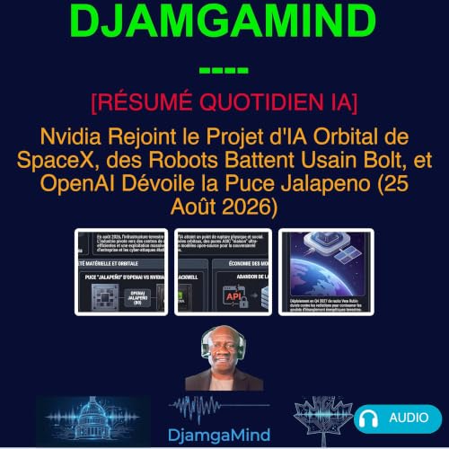 [R&Eacute;SUM&Eacute; QUOTIDIEN IA] Nvidia Rejoint le Projet d'IA Orbital de SpaceX, des Robots Battent Usain Bolt, et OpenAI D&eacute;voile la Puce Jalapeno (25 Ao&ucirc;t 2026)