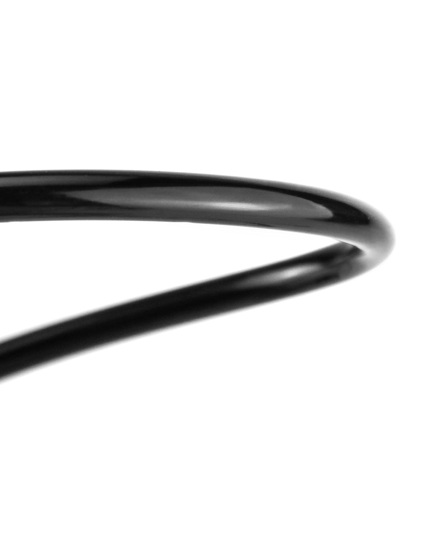 QWORK® Tubo Flessibile Aria in Poliuretano per Compressore, PU Tubo Pneumatico dell'Aria 6mm OD 4mm ID, 10 Metri, Nero