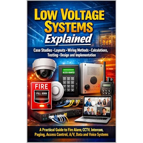 Low Voltage Systems Explained: Case Studies, Layouts, Wiring Methods, Calculations, Testing, and Design Audiolibro Por Practicing Engineers Network arte de portada