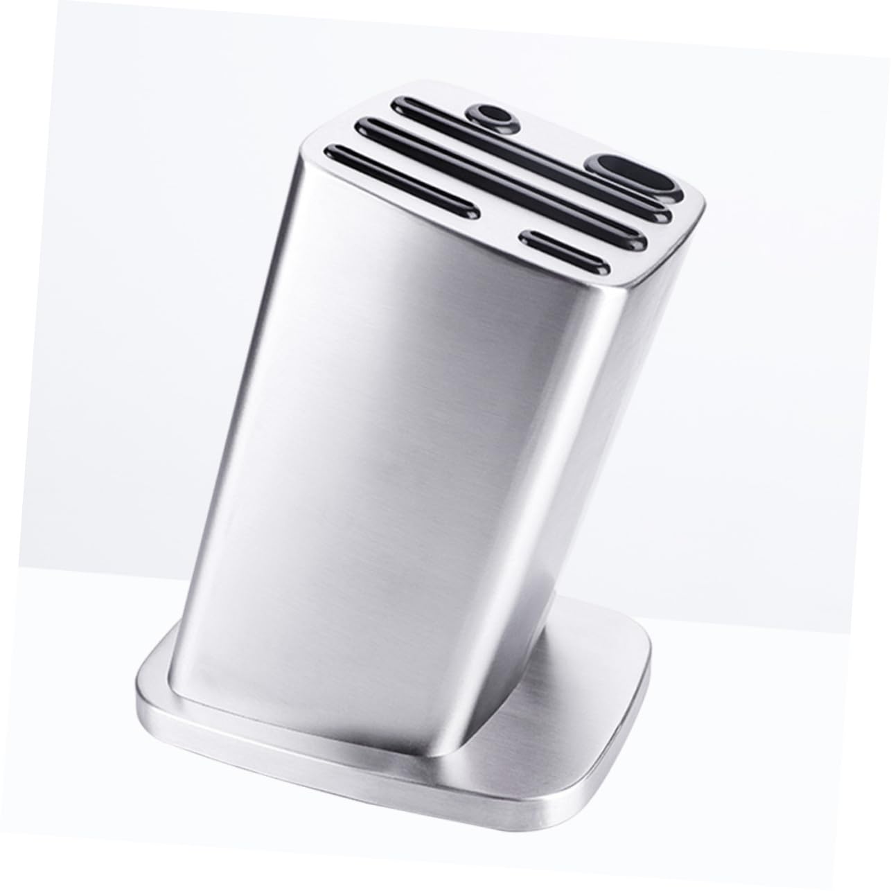 Bloc Couteaux la Cuisine 6 Emplacements en Acier Inoxydable