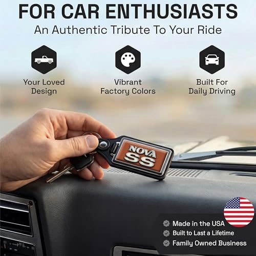 Image of Brotherhood Car Key Chain for Nova - Classic Models Keychain for Men and Women Gift Key Ring