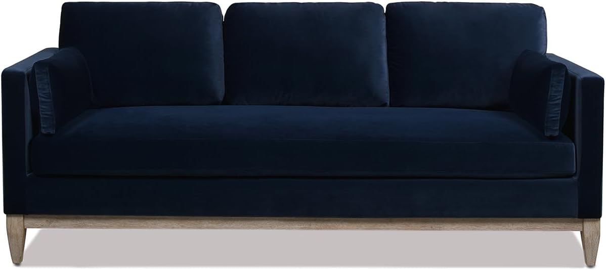Jennifer Taylor Home Knox 84" Modern Farmhouse Performance Velvet Living Room Sofa Couch