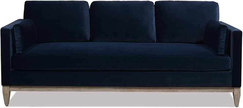 Jennifer Taylor Home Knox 84" Modern Farmhouse Performance Velvet Living Room Sofa Couch