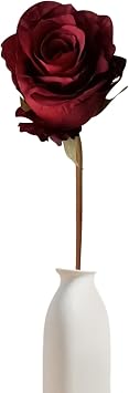 Roses Artificial Flowers,UV Resistant Artificial Silk Flowers | Long-Lasting Faux Plants Floral Decorations, Weatherproof Outside Decor for Farmhouse Wedding Garden