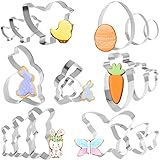 🐰【Material de alta calidad】Los cortadores de galletas están hechos de acero inoxidable de alta calidad. Son resistentes al óxido, a la corrosión, no se rompen. El diseño liso en la parte superior del cabezal de corte protege sus dedos de arañazos durante el uso.