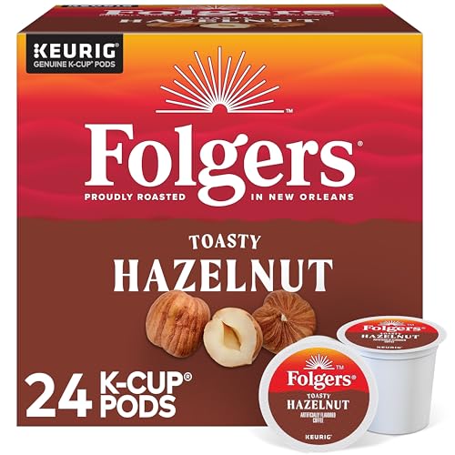 Image of Folgers Hazelnut Cream Keurig K-Cup Portion Pack, 24 Count