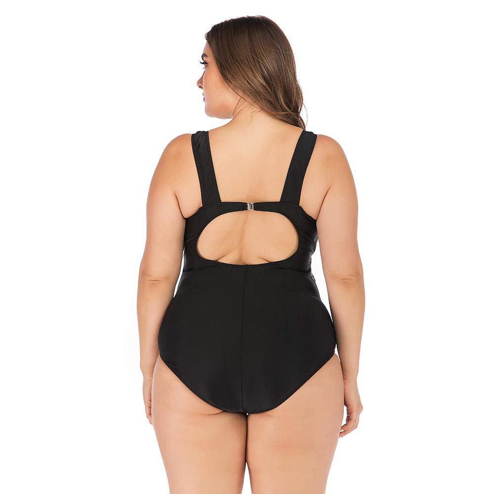 Damen Badeanzüge Damen Badeanzüge Mädchen Strand Bademode Geraffter Badeanzug mit offenem Rücken Damen Sexy Multicolor Plus Size Einteiliger Bikini